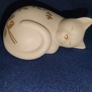 Lenox Serenity Cat Porcelain Figurine Everyday Wishes Collection